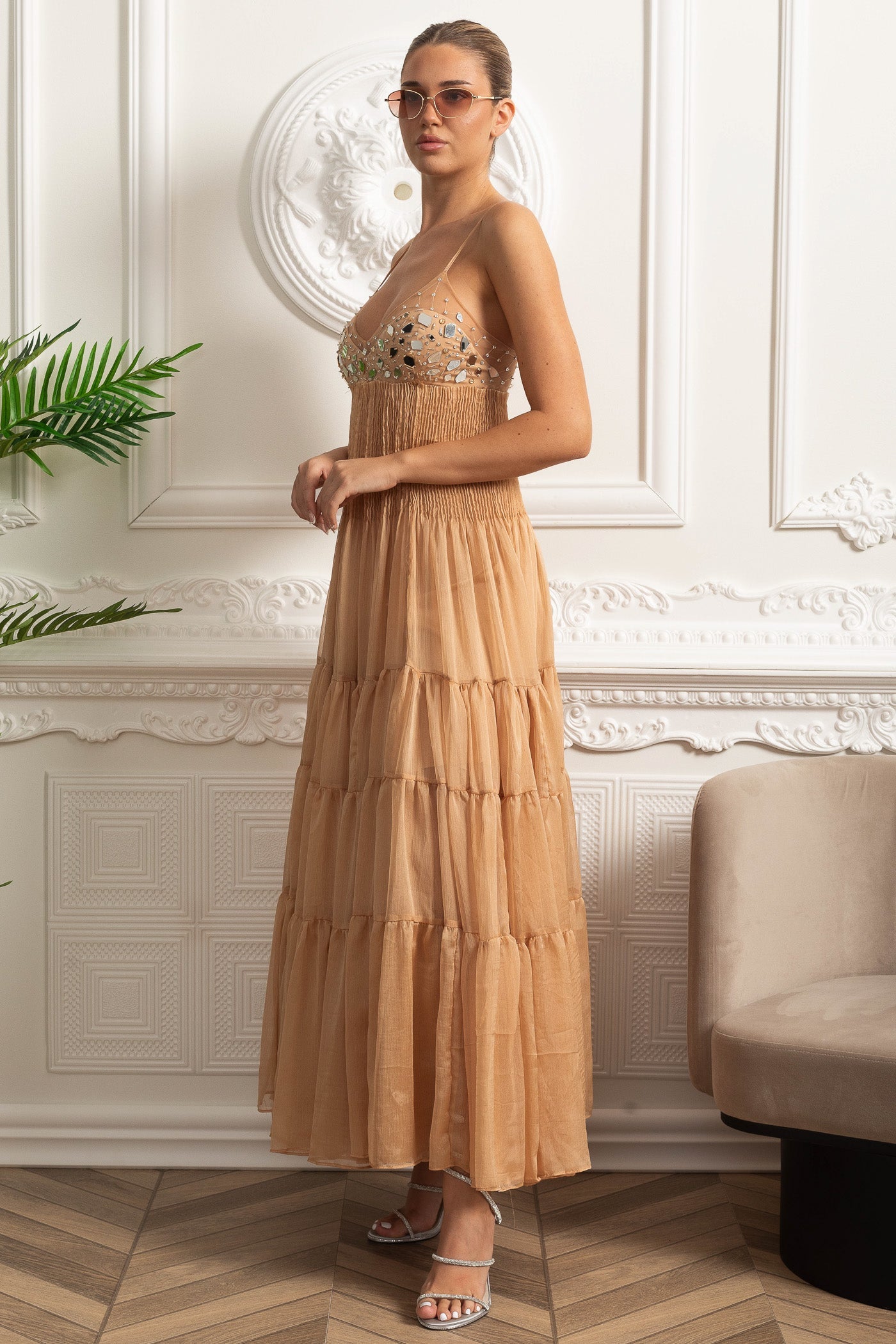 Mirabelle™ Embellished Maxi Dress