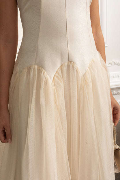 Elara™ Sheer Midi Dress