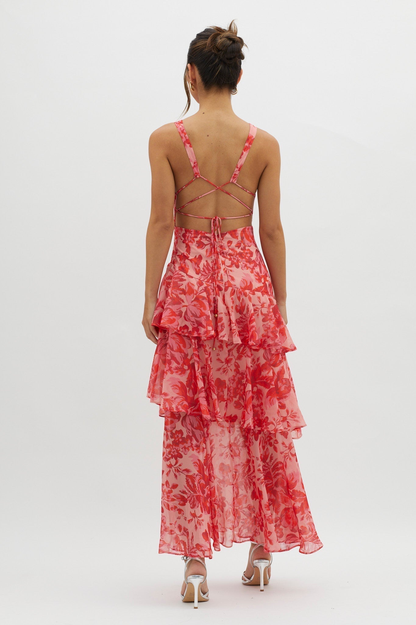 Marivelle™ Layered Floral Maxi Dress