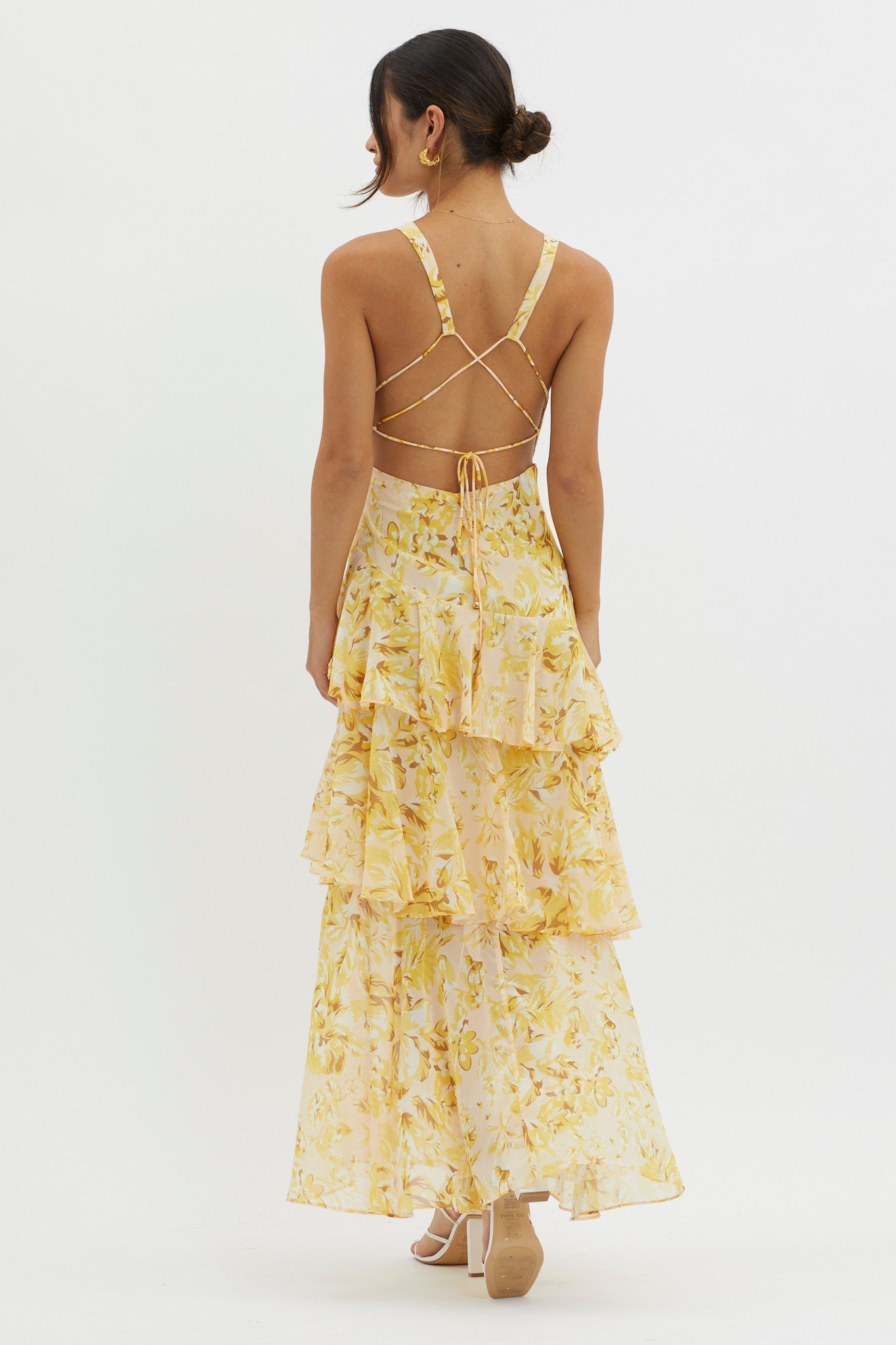 Marivelle™ Layered Floral Maxi Dress