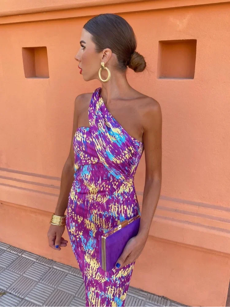 Irene™ One-Shoulder Midi Dress