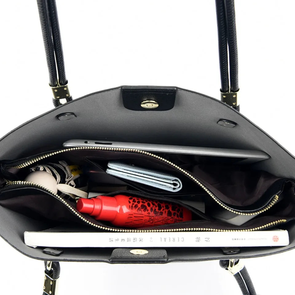 Nora™ – Relaxed Soft Tote Bag with Zipper