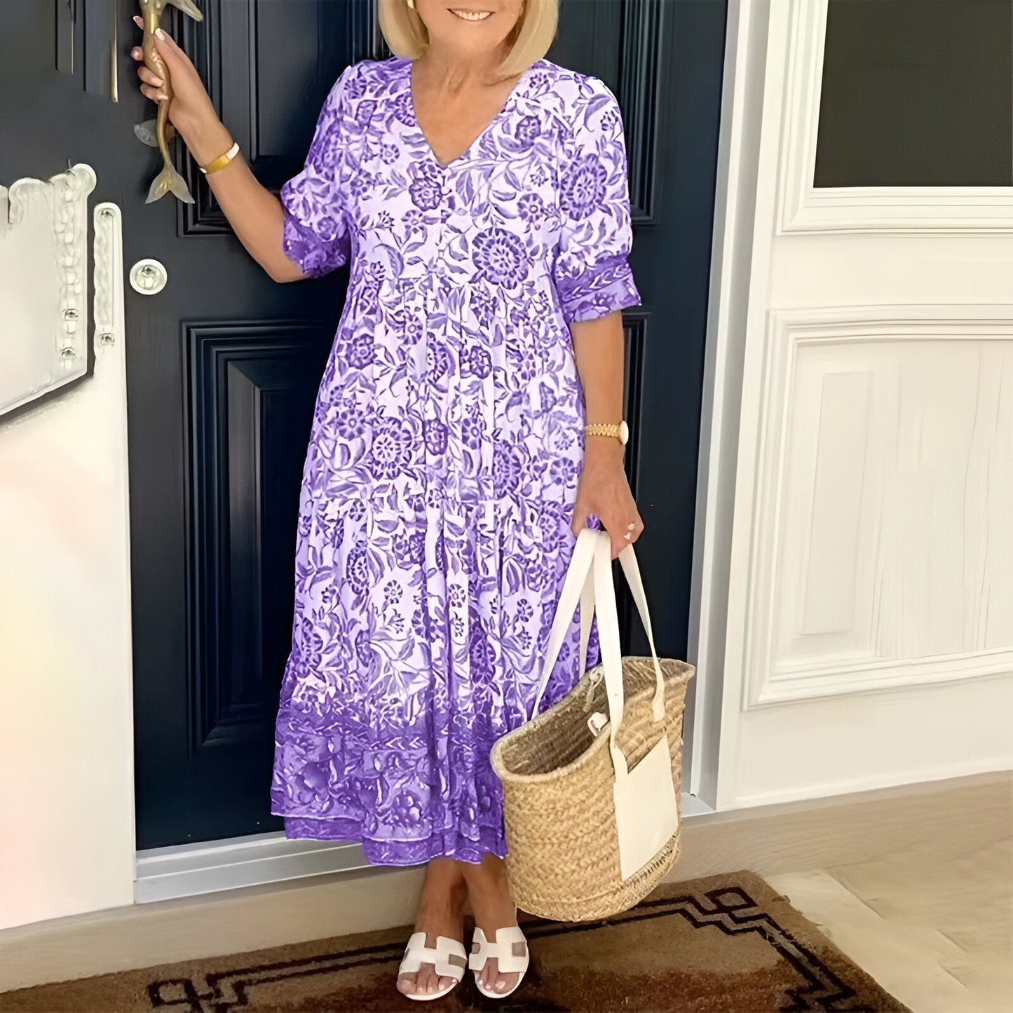 Lucy™ – Elegant Floral Dress