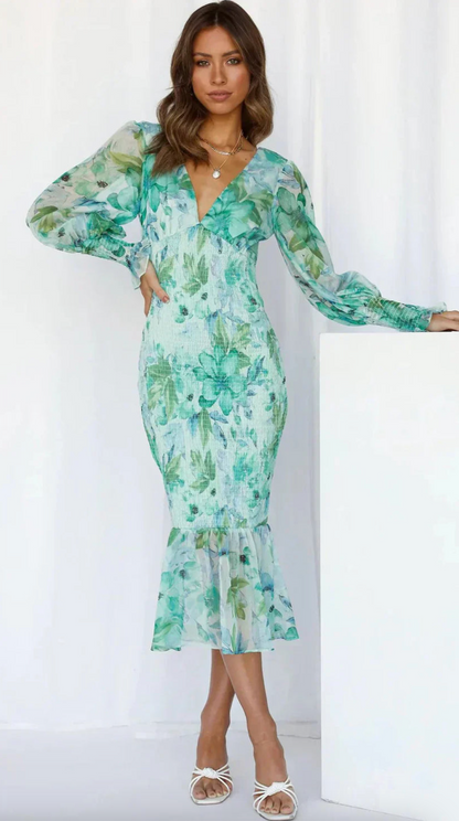 Lorena™ Floral Midi Dress