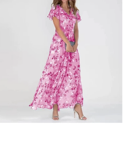 Jayga™ – Women's V-neck maxi dress