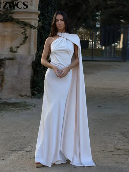 Aurielle™ – Draped Satin Dress