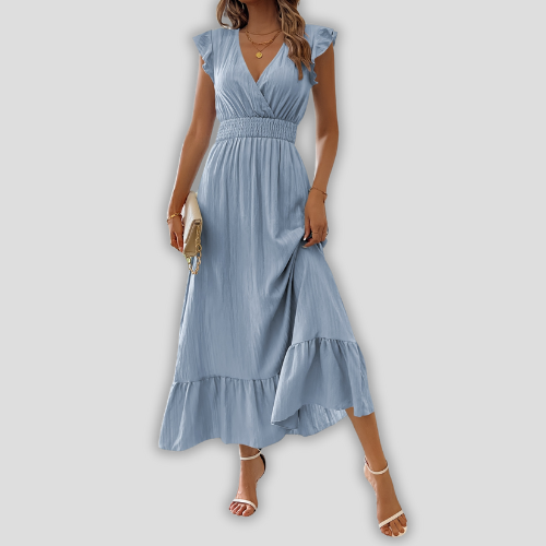 Solene™ - Casual V-neck Dress