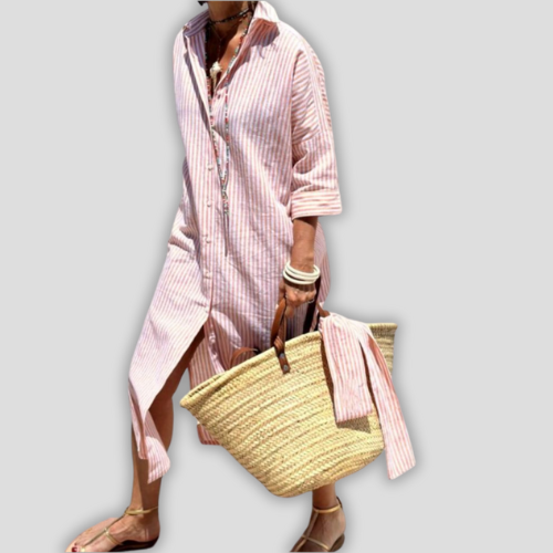 Esmeralda™ - Casual Long Shirt Dress