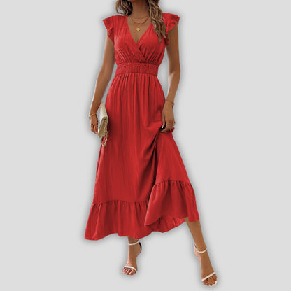 Solene™ - Casual V-neck Dress