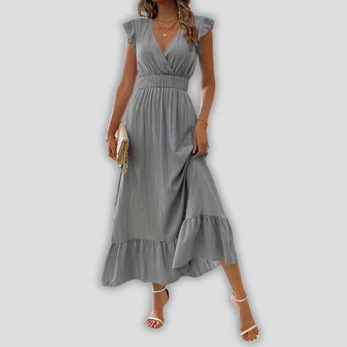 Solene™ - Casual V-neck Dress