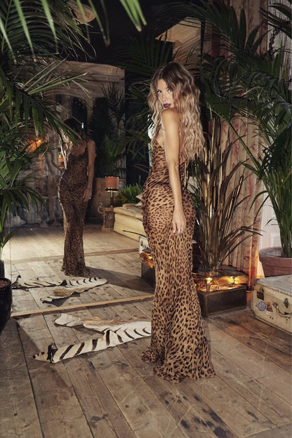 Maricela™ Leopard Maxi Dress