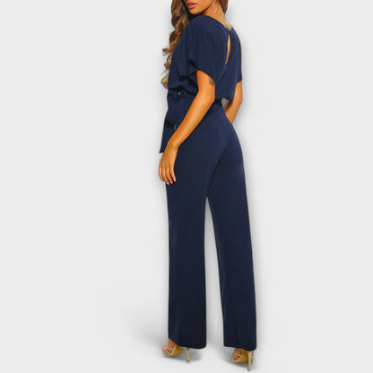 Calista™ - Elegant Wide Leg Jumpsuit