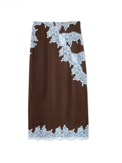Pirra™ - Lace Panel Top and Skirt Set