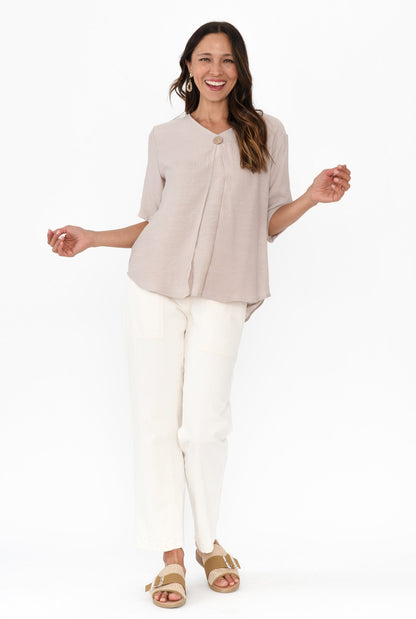 Kayla™- Classic Button Top