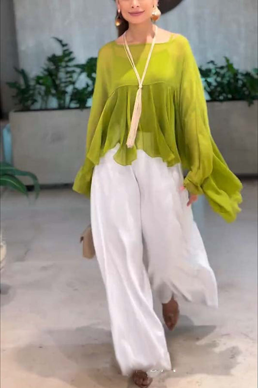 Dimple™ Elegant Flowy Blouse