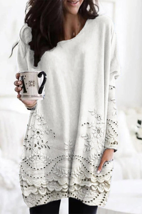 Aila™ Cozy Lace Blouse