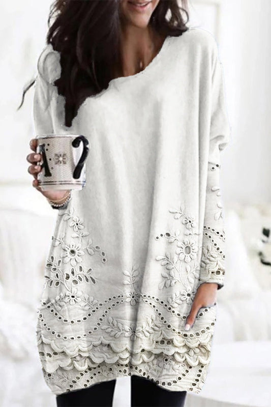 Aila™ Cozy Lace Blouse