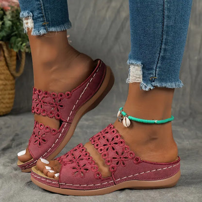 Nora™ -  Floral Slide Sandals