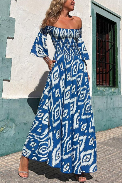 Rosalinda™ Ethnic Print Maxi Dress