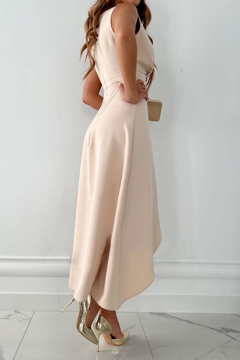 Sophie™ Asymmetrical Midi Dress
