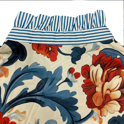 Charlot™ – Vintage floral blouse for women