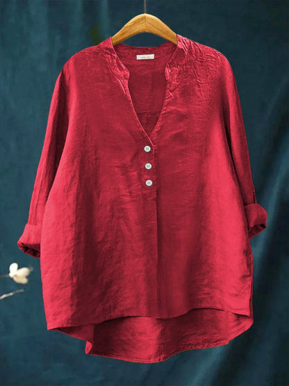 Sabrina™ Classic Linen Blouse