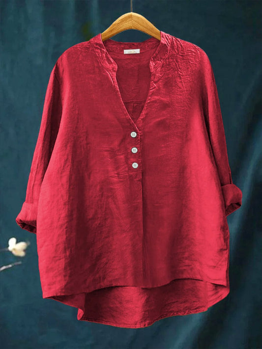 Sabrina™ Classic Linen Blouse