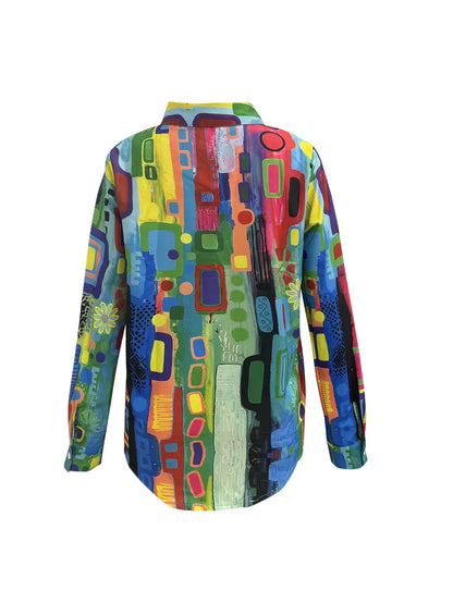 Charie™ - Geometric Print Shirt