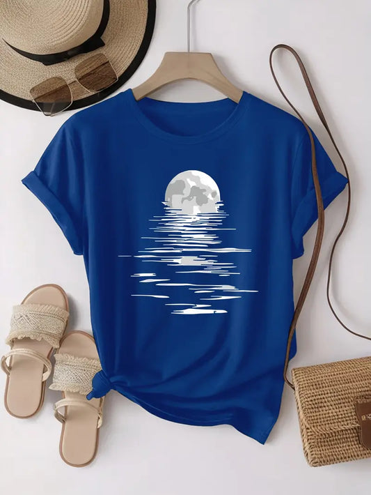 Moon Print T-Shirt | Together Against Diabetes