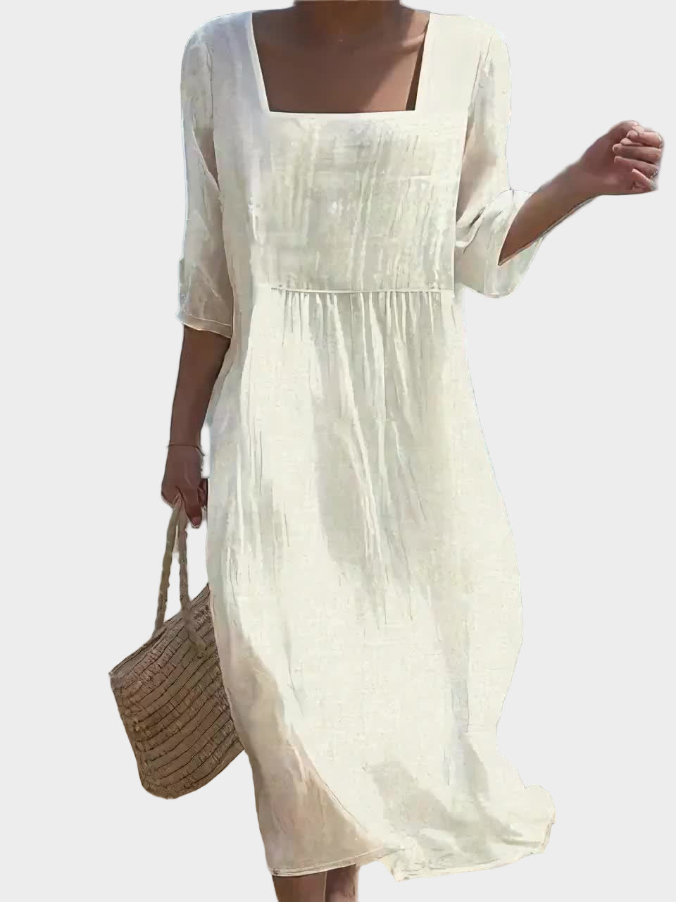 Millie™ - Boho Linen Dress