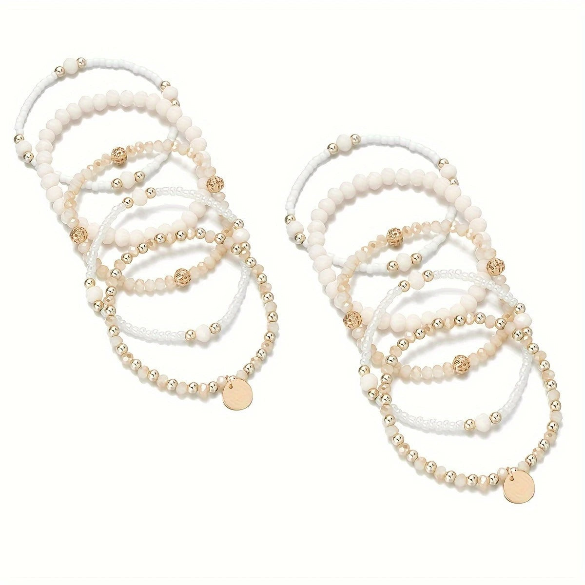 Charming bohemian bracelet set | Together against breast cancer
