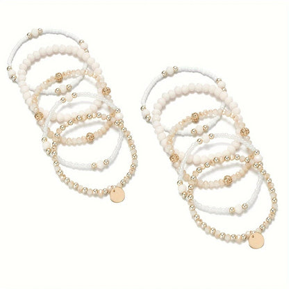 Charming bohemian bracelet set | Together against breast cancer