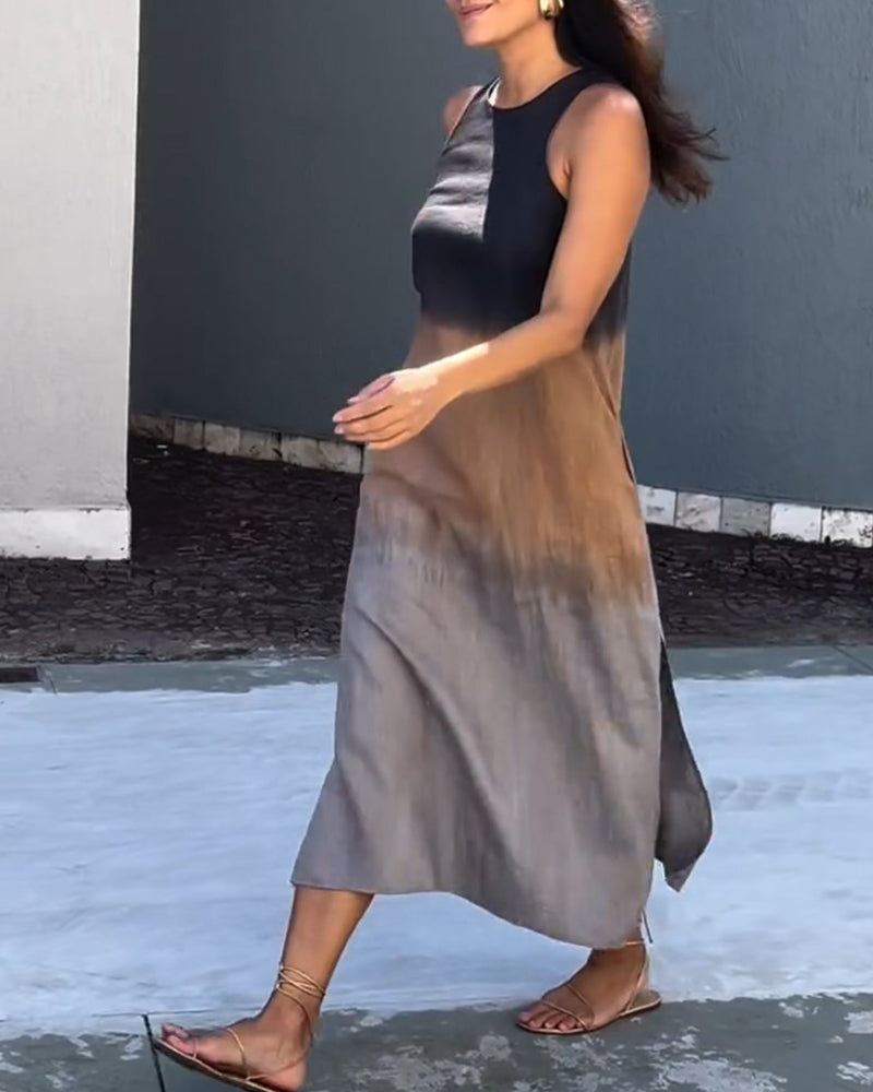 Anette™ - Sleeveless Ombre Dress