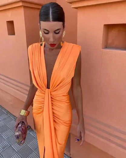 Marissa™ Draped Evening Dress