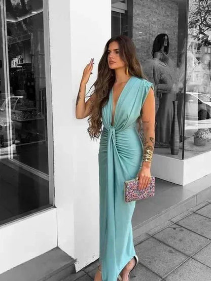 Marissa™ Draped Evening Dress