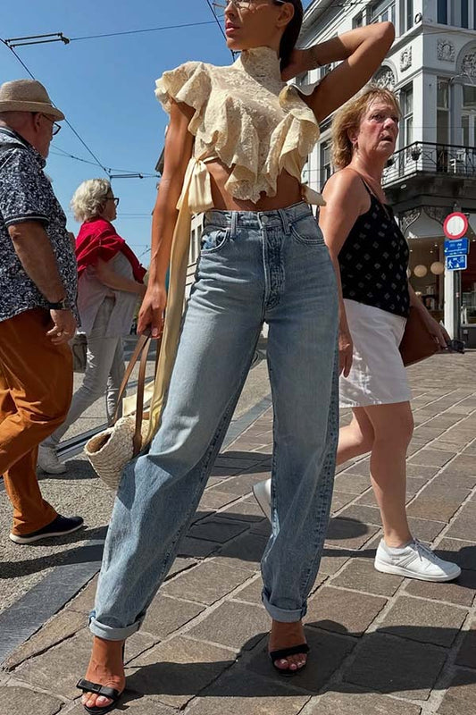 Leila™ High-Rise Straight Jeans