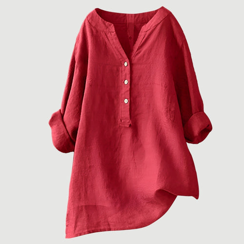 Freja™ – Airy linen button-down shirt