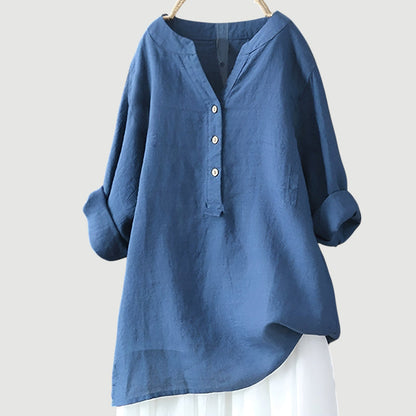 Zarina™ – Comfortable linen blouse