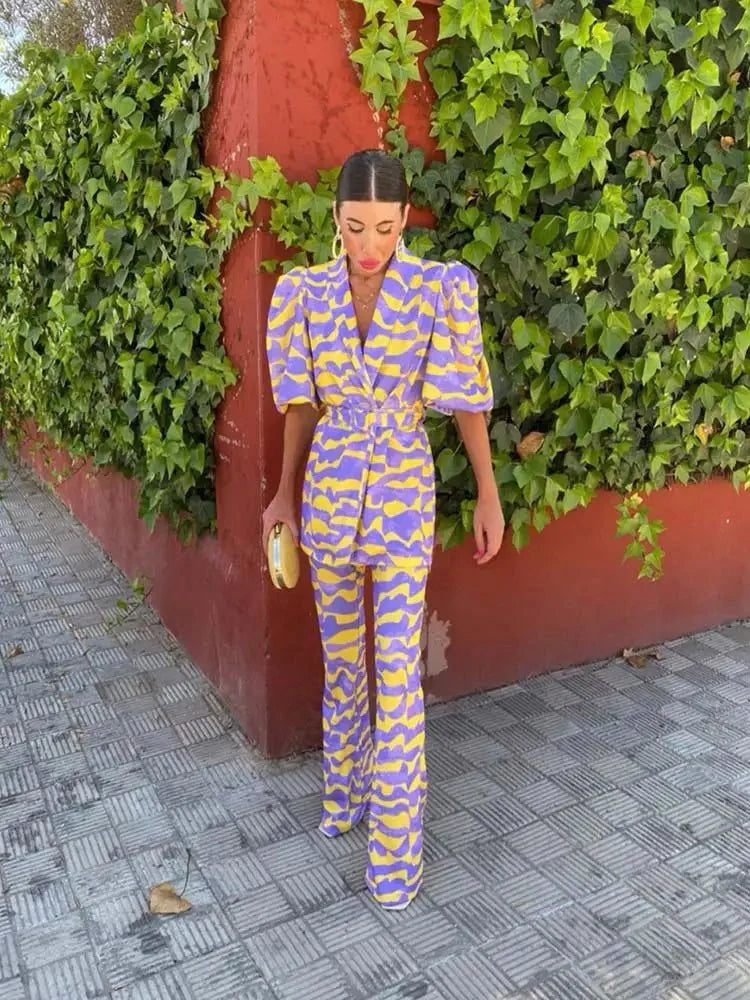 Vivienne™ Statement Print Suit