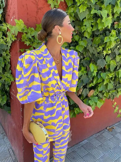Vivienne™ Statement Print Suit