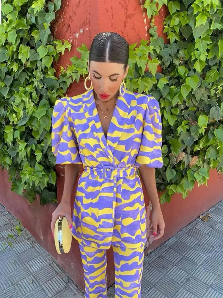 Vivienne™ Statement Print Suit