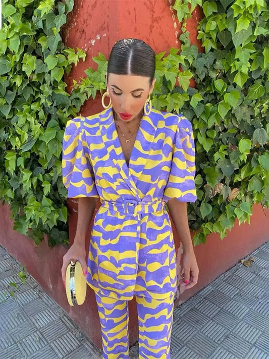 Vivienne™ Statement Print Suit