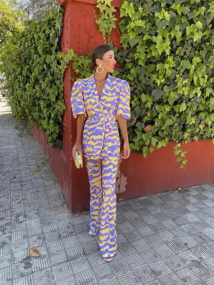 Vivienne™ Statement Print Suit