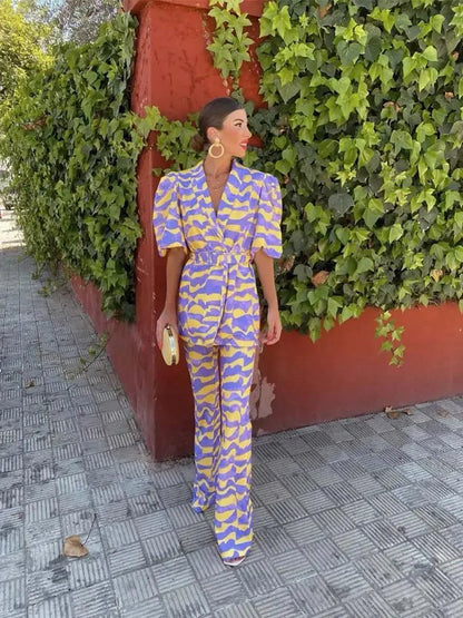 Vivienne™ Statement Print Suit
