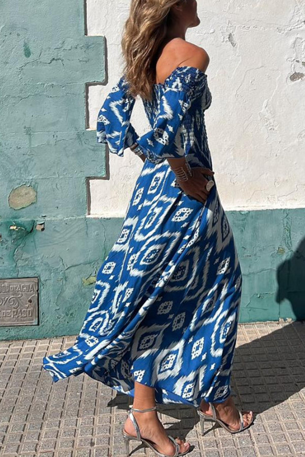 Rosalinda™ Ethnic Print Maxi Dress