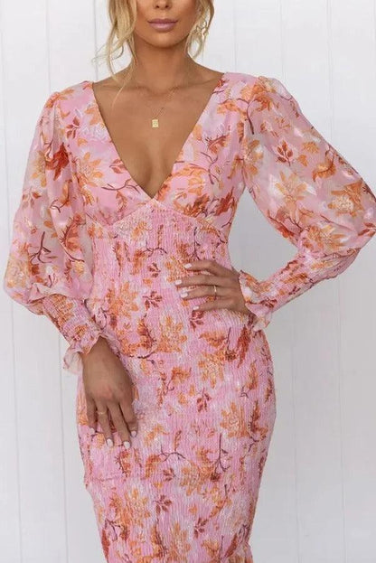 Charmaine™ Floral Midi Dress