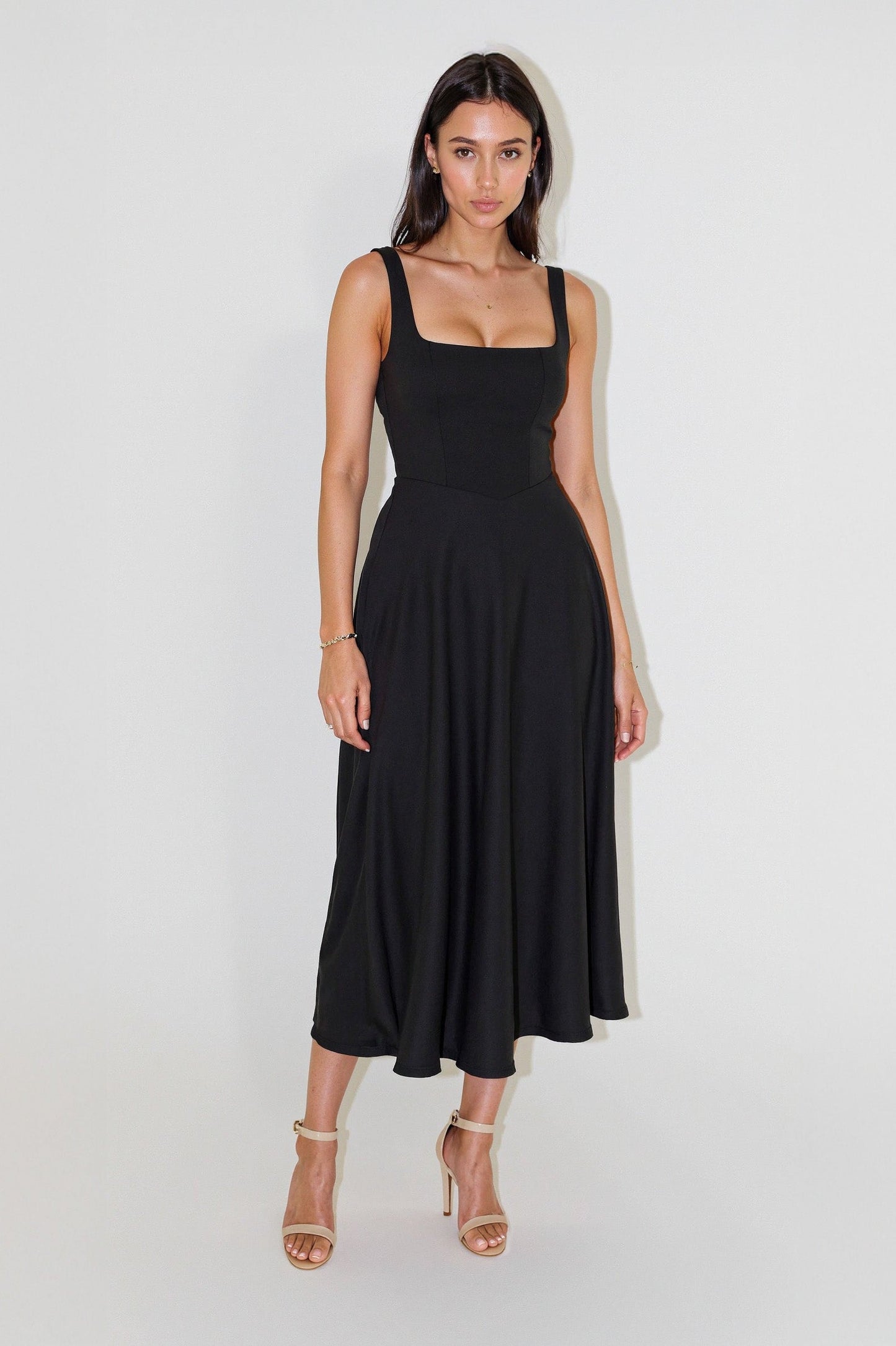 Selene™ Elegant Midi Dress