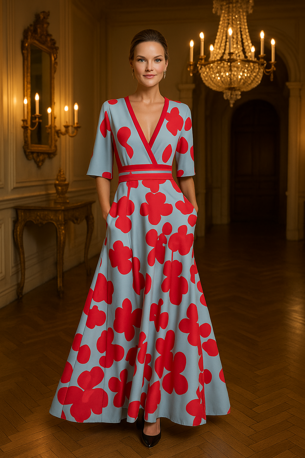 Emma™ Bold Floral Maxi Dress