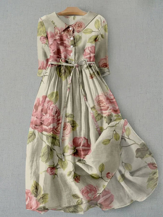 Marley™ - Vintage Floral Shirt Dress