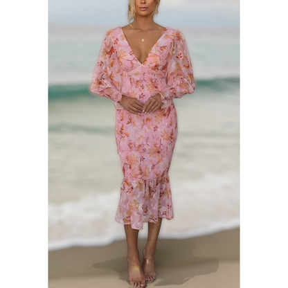 Charmaine™ Floral Midi Dress